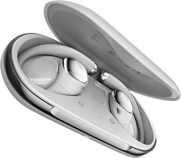 Kufje wireless QCY Crossky R70 CT02, TWS, ANC, Bluetooth 5.4, gri