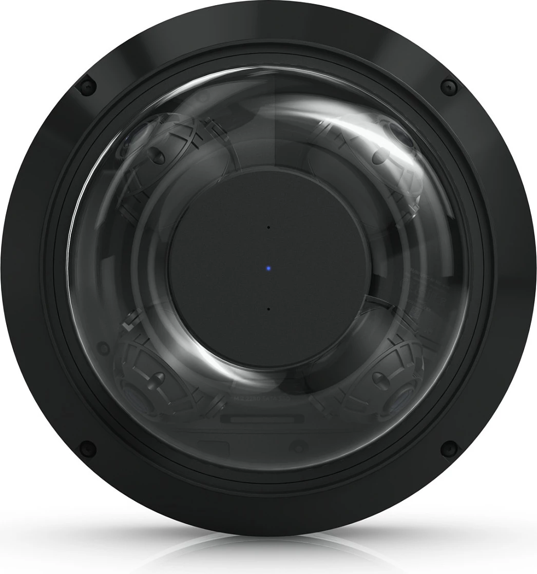 Kamerë IP Ubiquiti UVC-AI-MS-4-W, 4K 360°, Dome, MicroSD, Gigabit Ethernet, IP66 IK10, bardhë/zezë