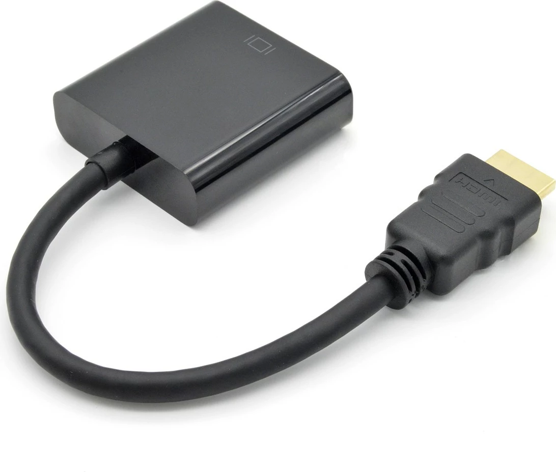 Adapter VGA në HDMI TB, 15 cm, i zi