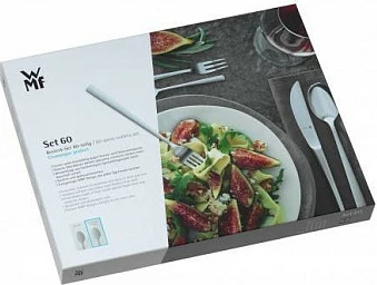 Set takëmesh WMF Palma 60 copë, çelik inoks