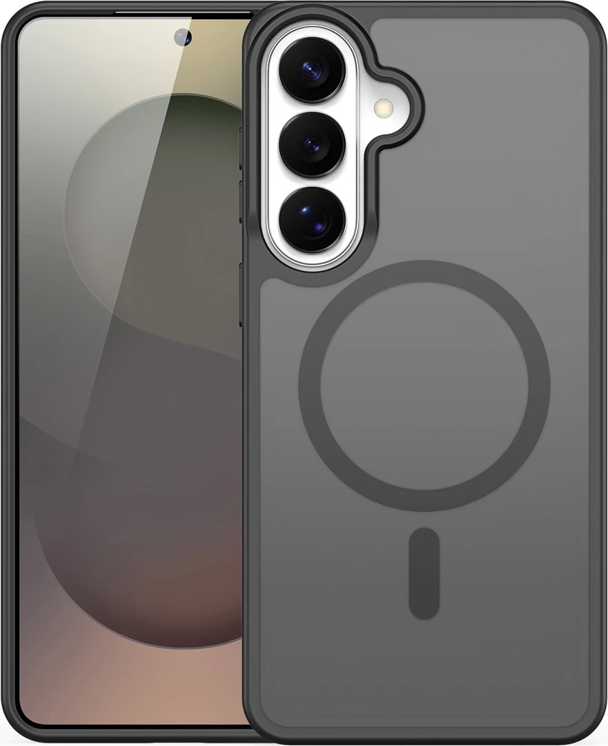 Mbështjellës Dux Ducis Yind për Samsung Galaxy S26 Plus, MagSafe kompatibil (38 magnete), TPU/PC, 2mm, e zezë, me kuti