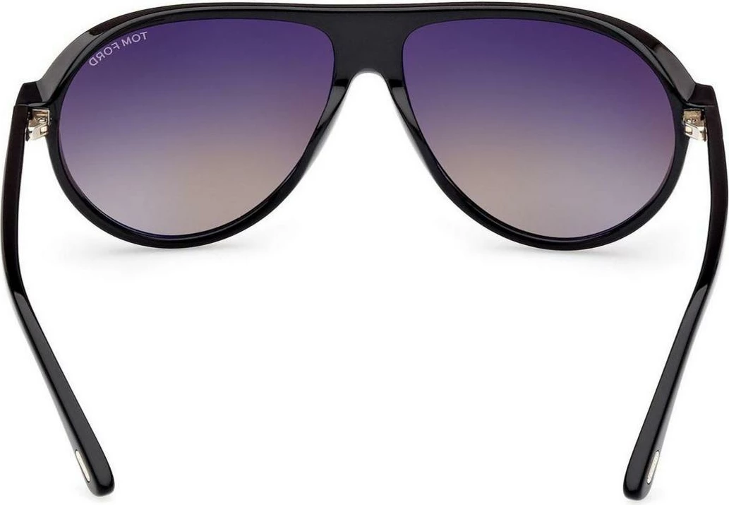 Syze dielli për meshkuj Tom Ford Marcus FT1023 01B, të zeza [Ngjyra: 60]