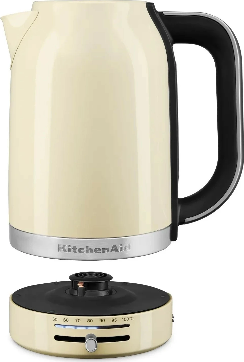 Çajnik elektrik KitchenAid 5KEK1701E, 1.7L, temperaturë e rregullueshme, krem