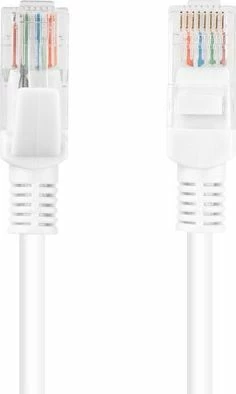 Kabllo rrjeti Lanberg Patchcord Cat.5e 0.25 m UTP RJ-45–RJ-45, e bardhë