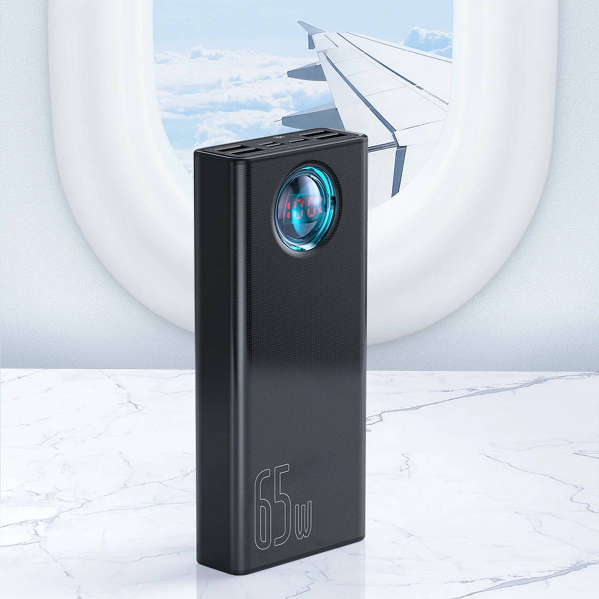 Powerbank Baseus Amblight 30000mAh 65W, i zi