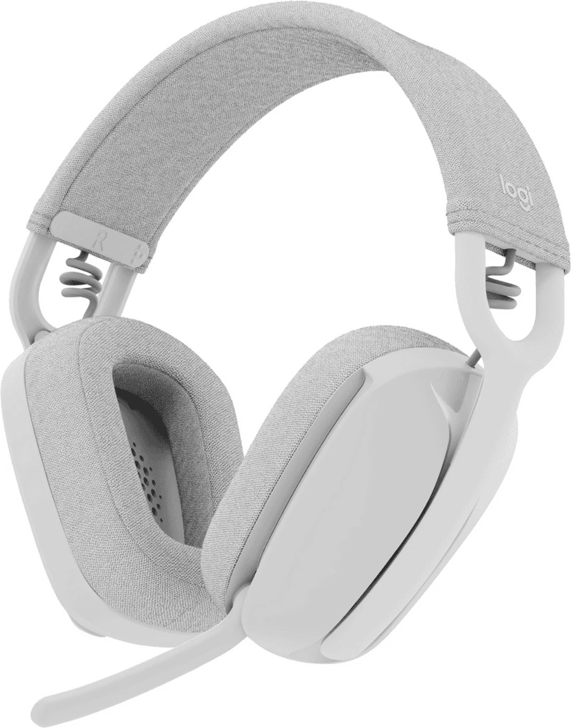Kufje Logitech Zone Vibe 100 981-001219 over-ear me mikrofon boom, pa tela, e bardhë