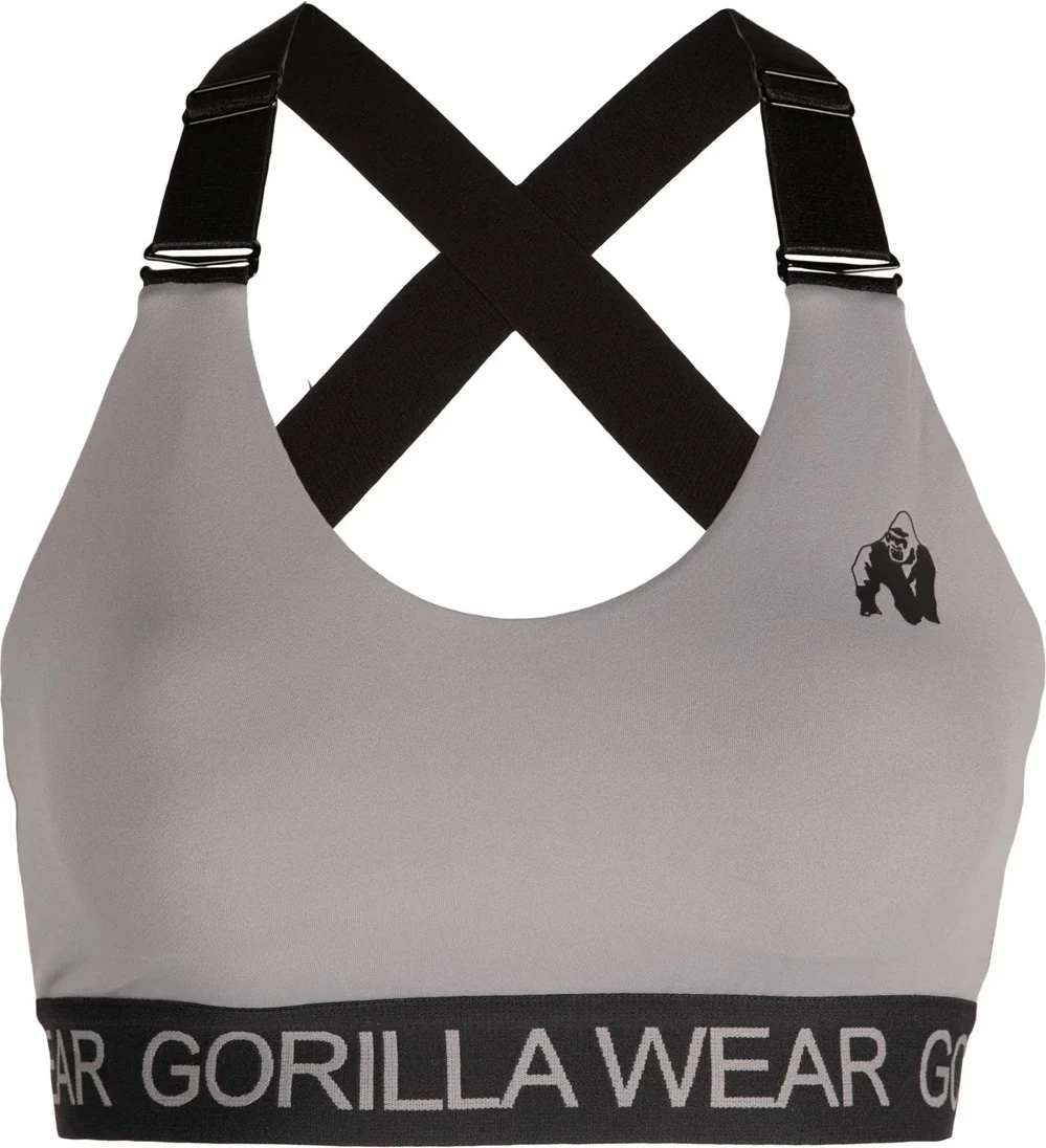 Colby Sports Bra - Gray [Madhësia: S]