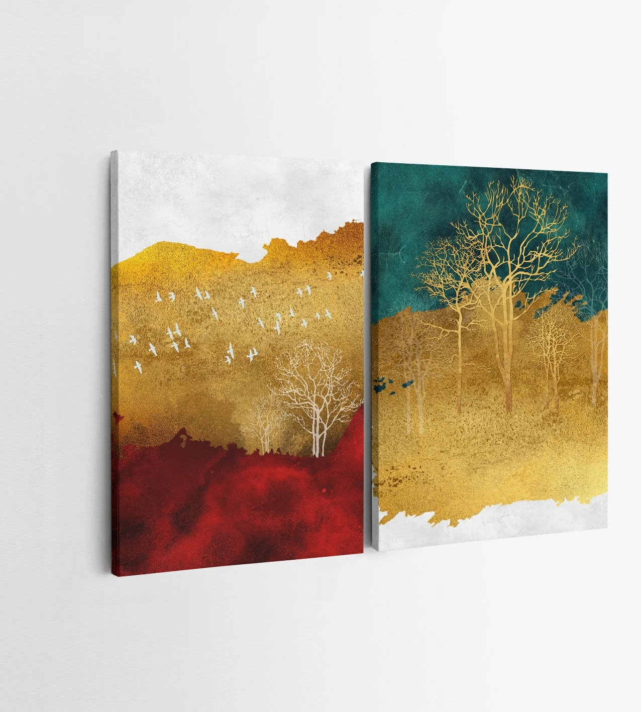 Piktura dekorative në kanavacë (2 copë), Wallity, 2KNV4281, 50x70cm