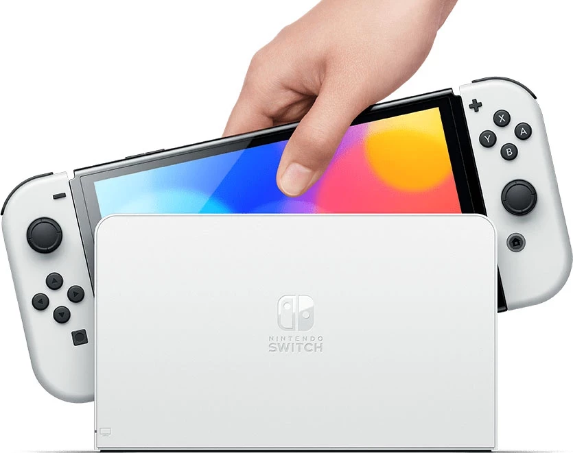 Konsolë Nintendo Switch OLED e bardhë 4