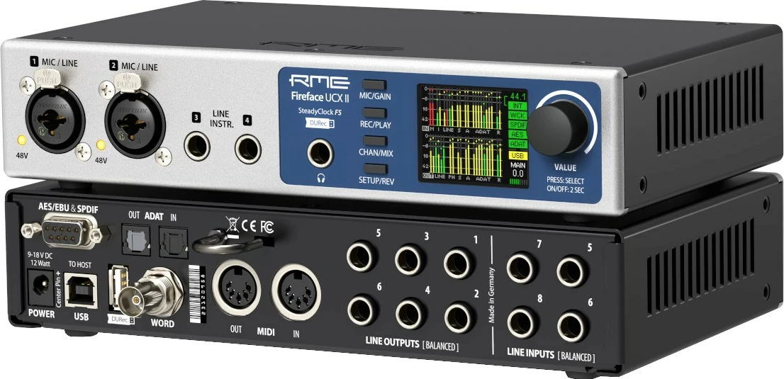 Interfejs audio RME Fireface UCX II, USB, argjendtë