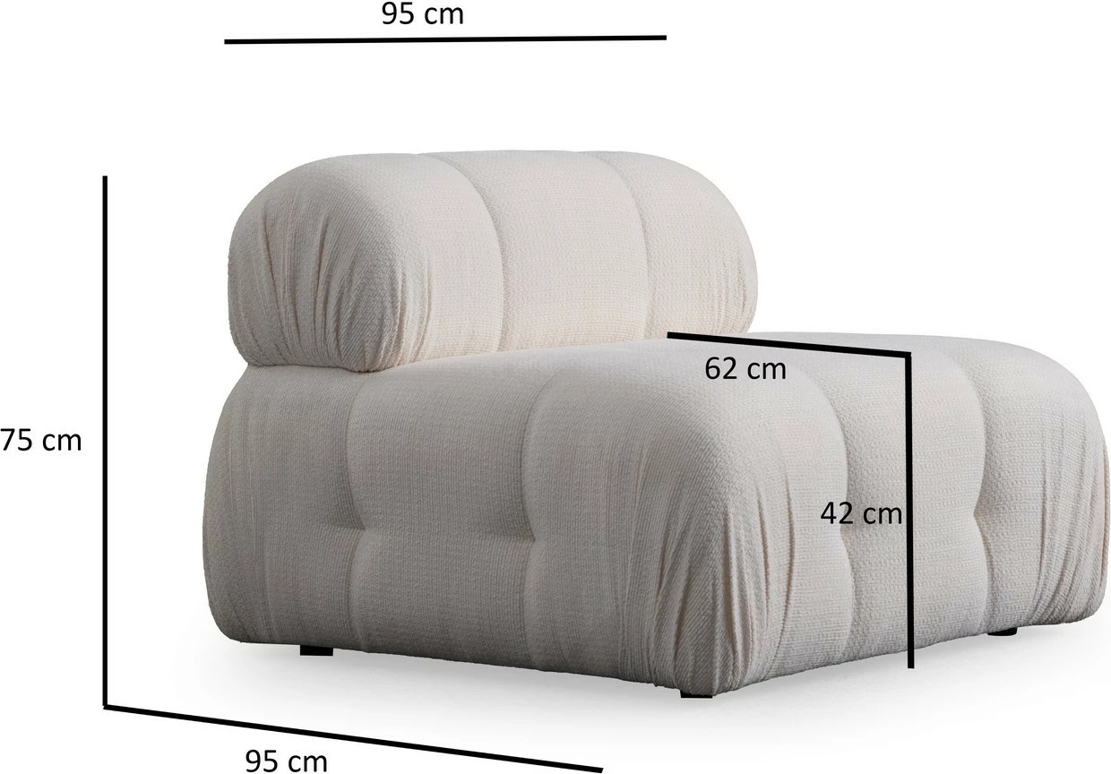Këndare Atelier del Sofa Petite 3, e bardhë