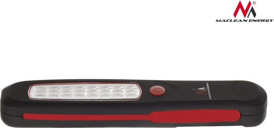 Llampë pune Maclean MCE03, 24 LED, magnet + grep, 3xAAA, 16 cm, zi/kuqe