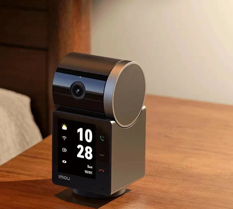 Kamerë IP e brendshme IMOU Rex VT Pro IPC-S2VBP-5M0WR 5MP Wi‑Fi baterike, e zezë