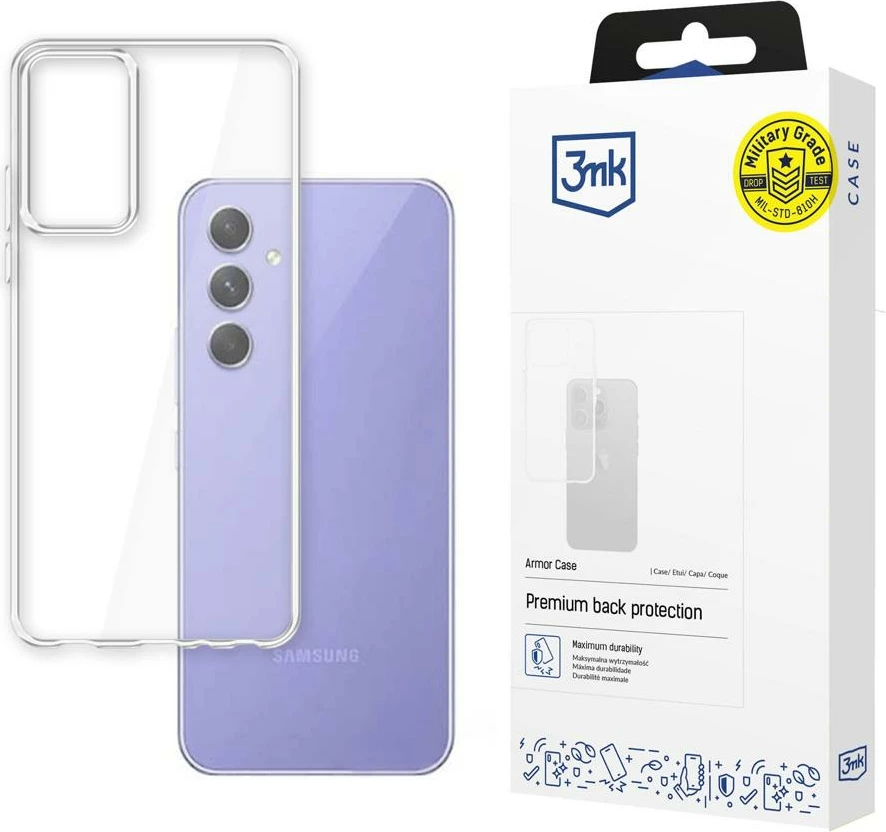Mbështjellës 3mk Armor Case për Samsung Galaxy A54 5G, Transparent