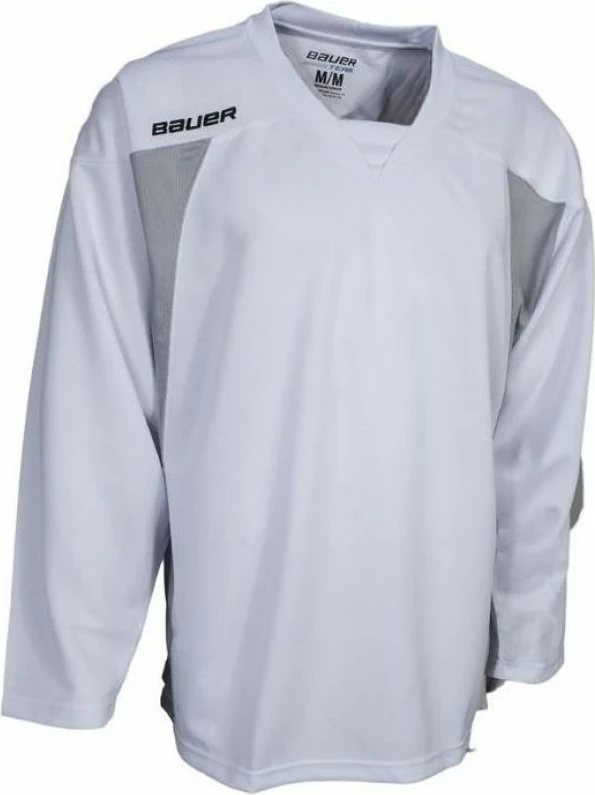 Fanellë hokeji Bauer për meshkuj, e bardhë