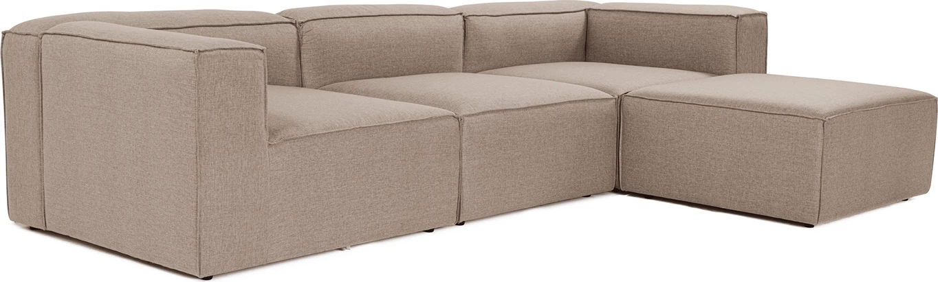 Kënd divan Atelier del Sofa, Fora, ngjyrë kafe