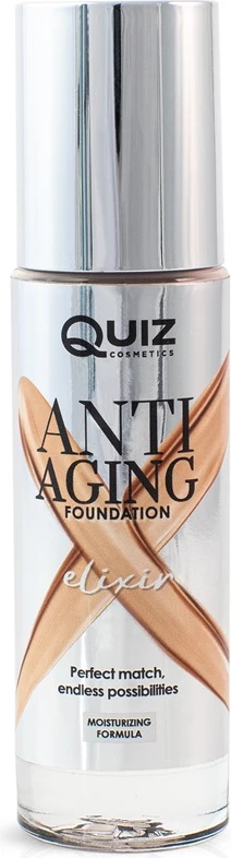 Fondatinë për femra Quiz Cosmetics Anti Aging Foundation Moisturizing me Vitamin E Natural, 30ml