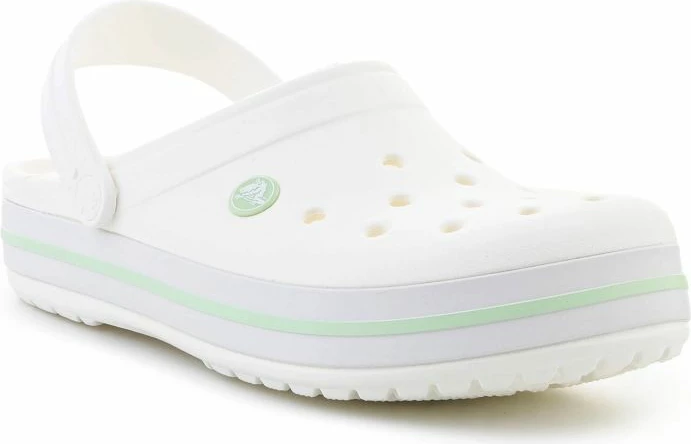 Këpucë Crocs Crocband 11016-1YL, të bardha/jeshile