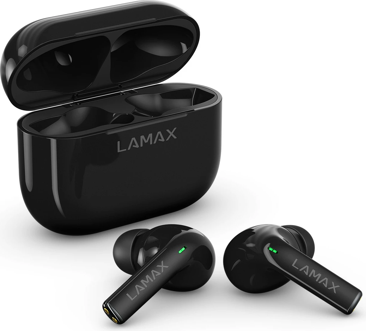 Kufje Lamax In-Ear Clips1, Bluetooth 5.3, 35 orë, të zeza