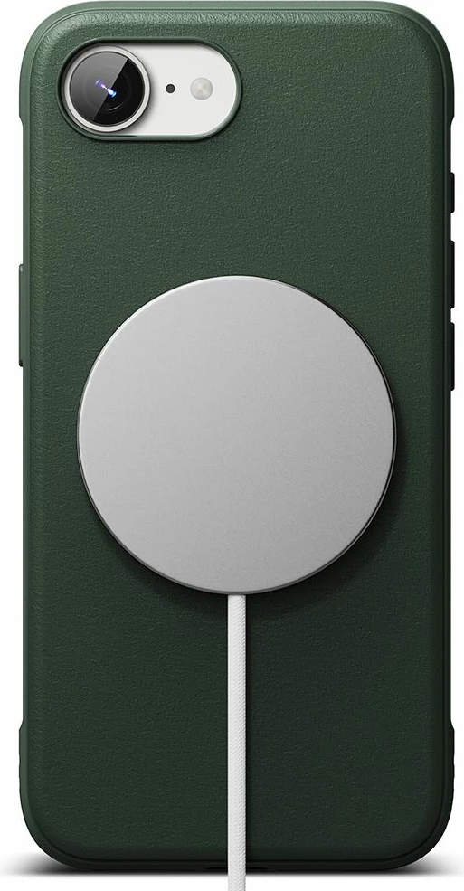 Mbështjellës Ringke Onyx Magnetic MagSafe për iPhone 16e, i gjelbër