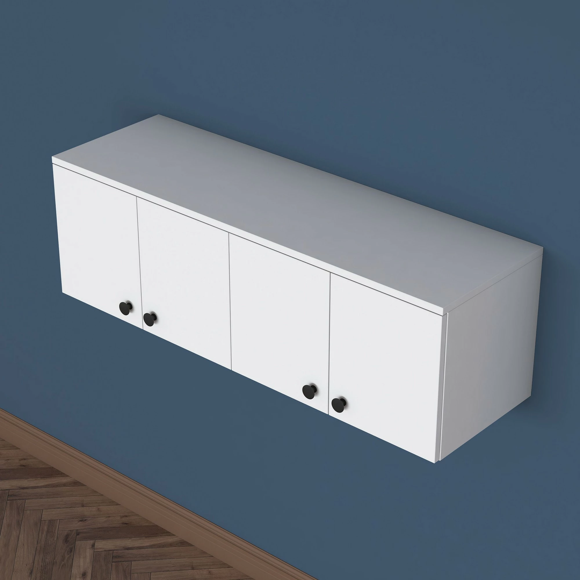 Dollap muri Skye Decor, i bardhë, EA143 - 3820