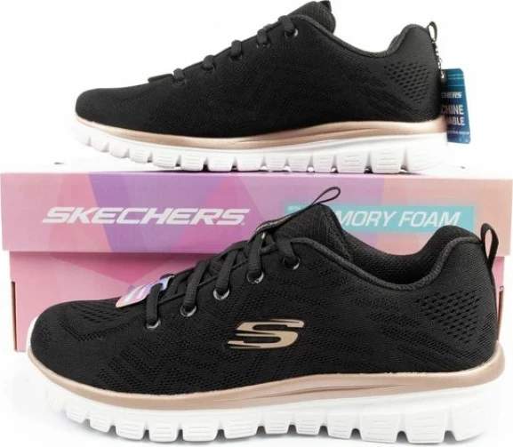Atlete për femra Skechers, të zeza [Madhësia: 37]