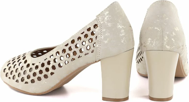 Këpucë me takë për femra Jezzi ASA283-7, bezhë