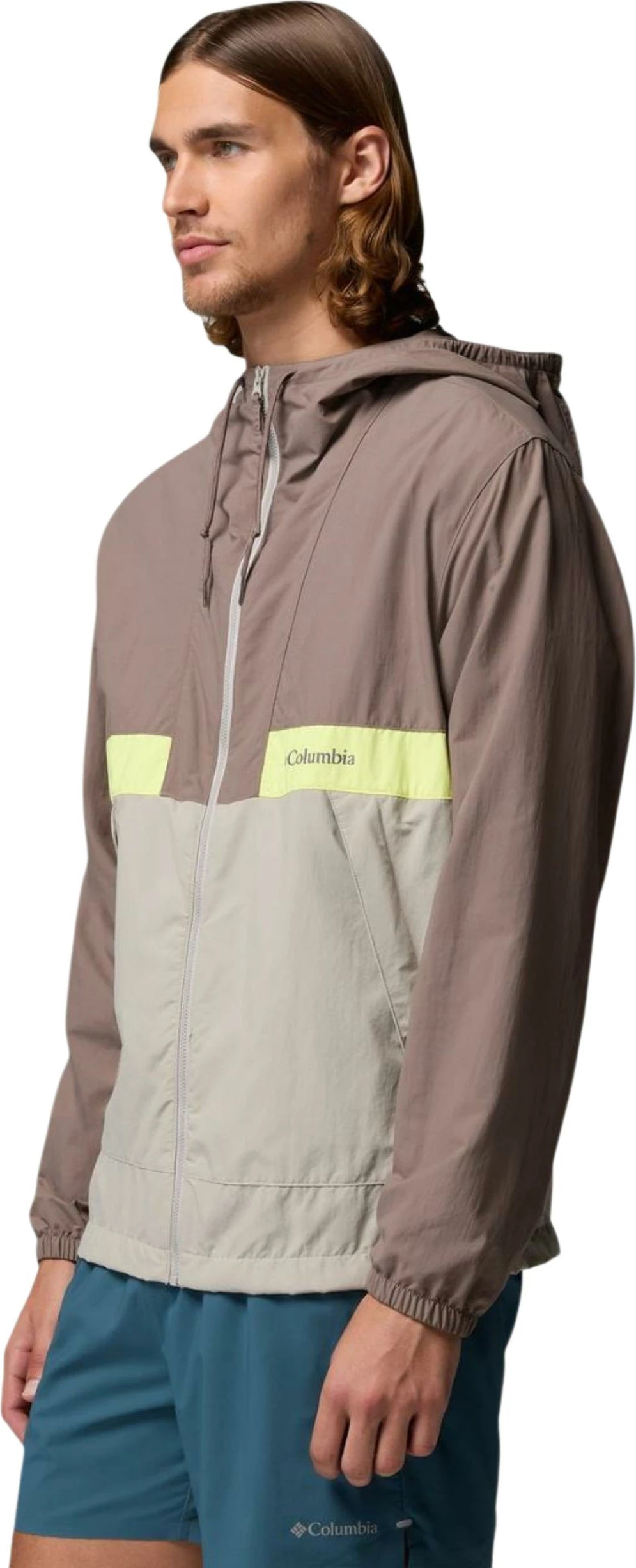 Jakne windbreaker për meshkuj Columbia Spire Valley 2117051, gri [Madhësia: S]