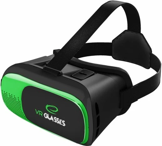 Gogle VR Esperanza EGV300 për smartphone 3.5\"-6\", zezë/jeshile