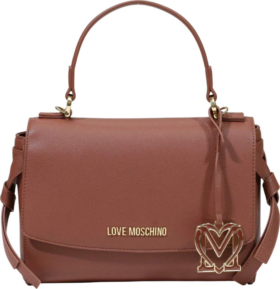 Çantë dore Love Moschino JC4061PP për femra, ngjyrë lëkure