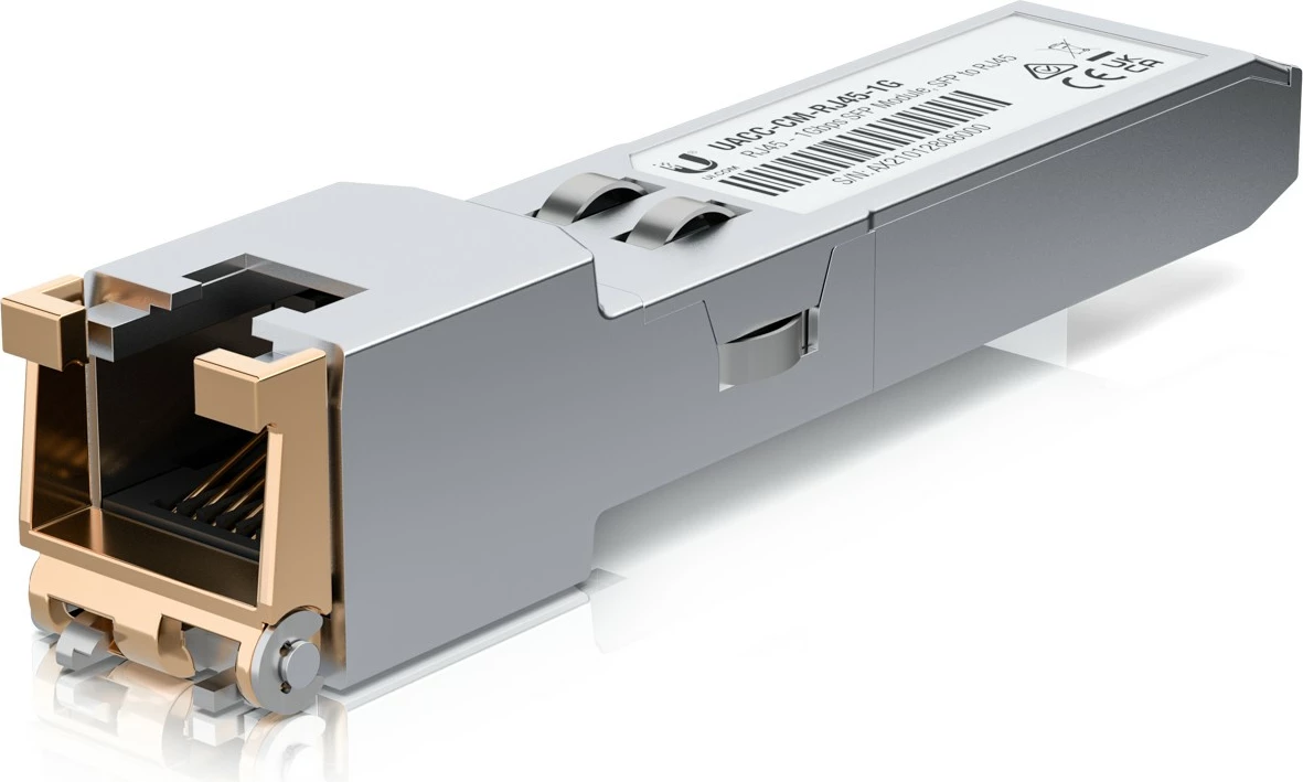 Modul SFP Ubiquiti UACC-CM-RJ45-1G, Gigabit Ethernet, Gri