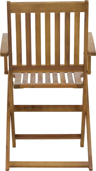 Karrige palosëse me krahë, dru akacie natyral, 53x60x90cm