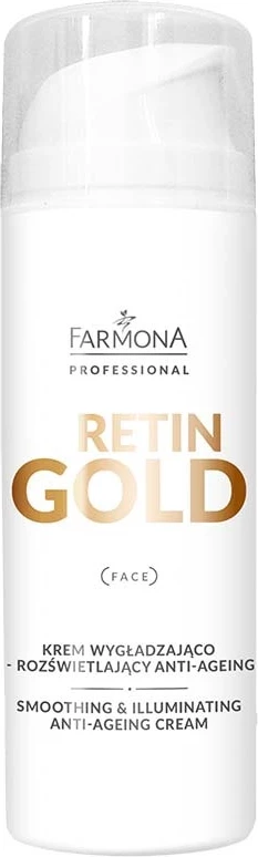 Krem fytyre anti-age për femra Farmona Professional Retin Gold Smoothing and Illuminating, 150ml