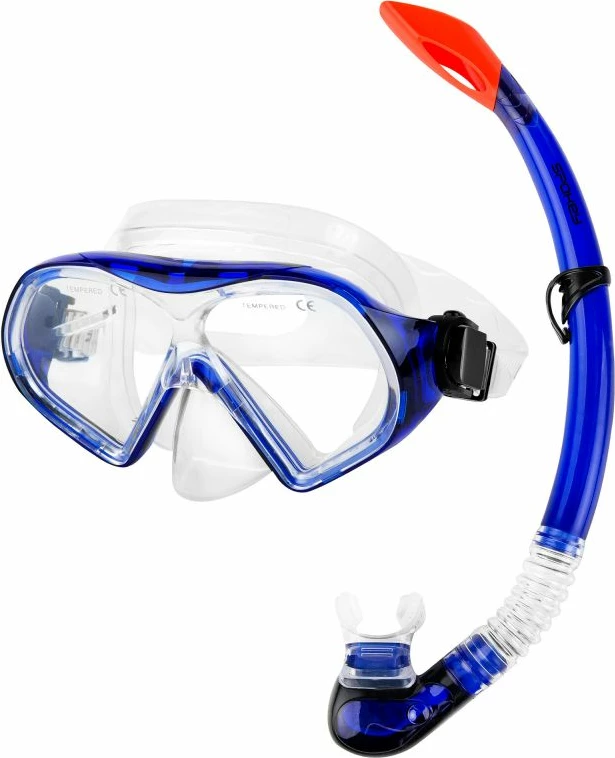 Set për zhytje për fëmijë Spokey CELEBES, të kaltërta/bardhë