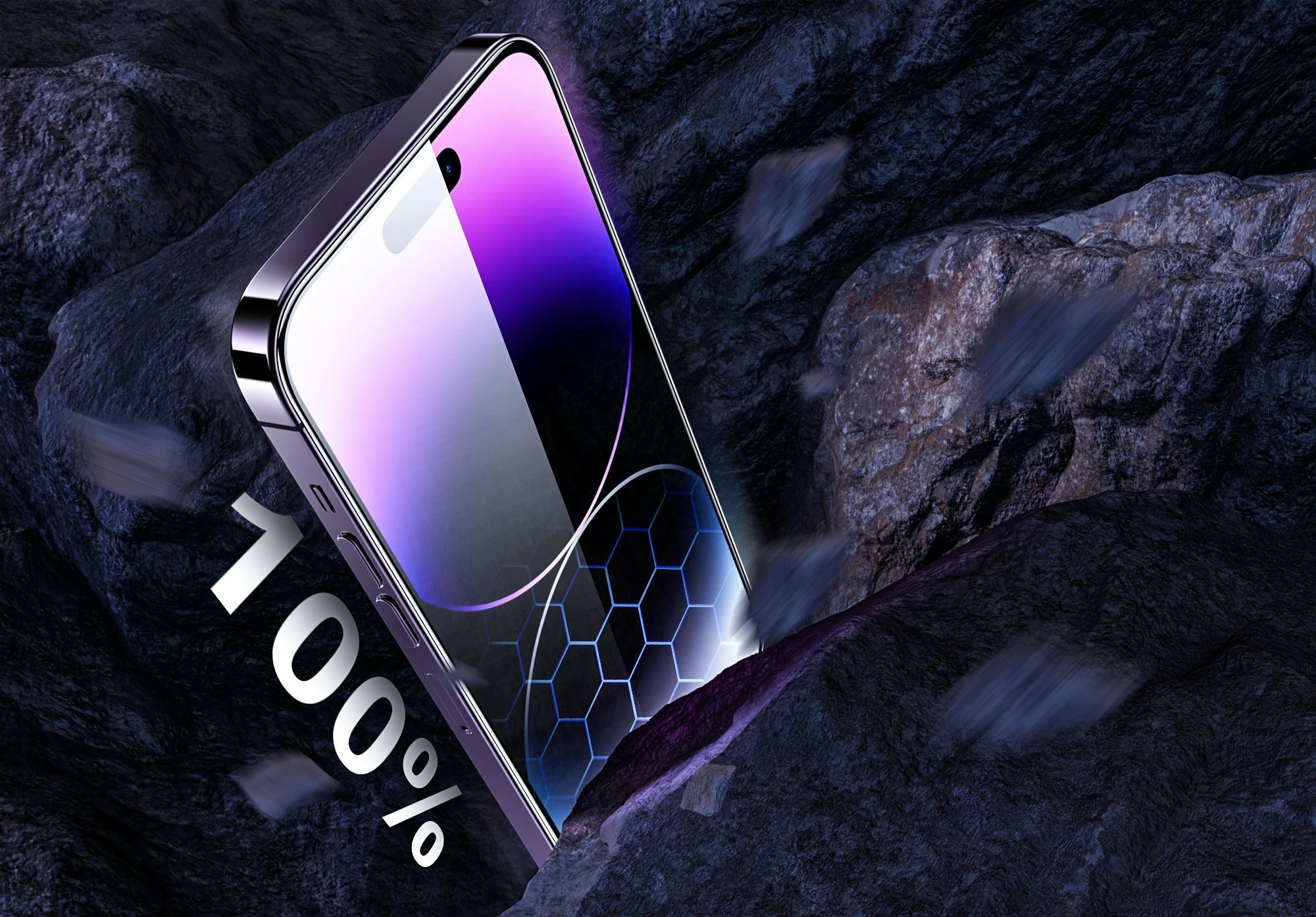 Xham i kalitur mbrojtës ekrani Mobile Origin iPhone 12 / 12 Pro 9H, 2 copë