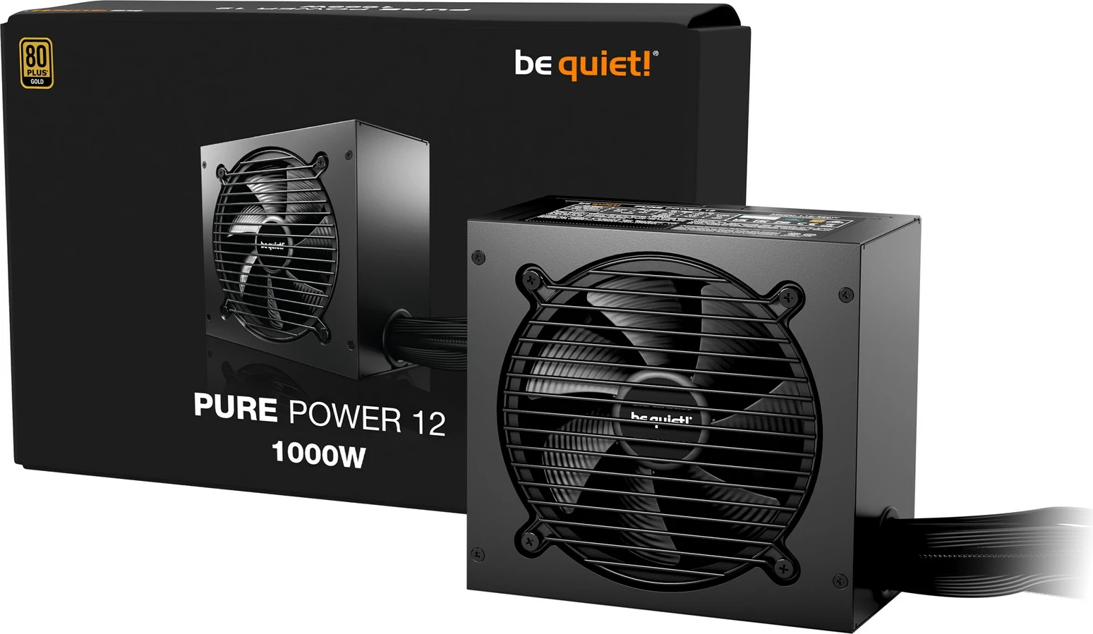 Njësi furnizimi me rrymë BE QUIET! PURE POWER 12, 1000W, ATX, E zezë