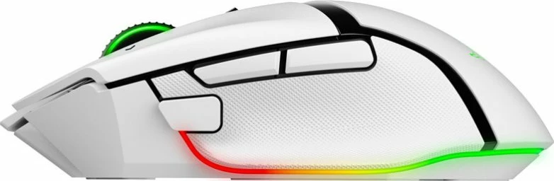 Maus gaming Razer Basilisk V3 Pro RZ01-04620200-R3G1 30000 DPI RGB wireless/USB, i bardhë