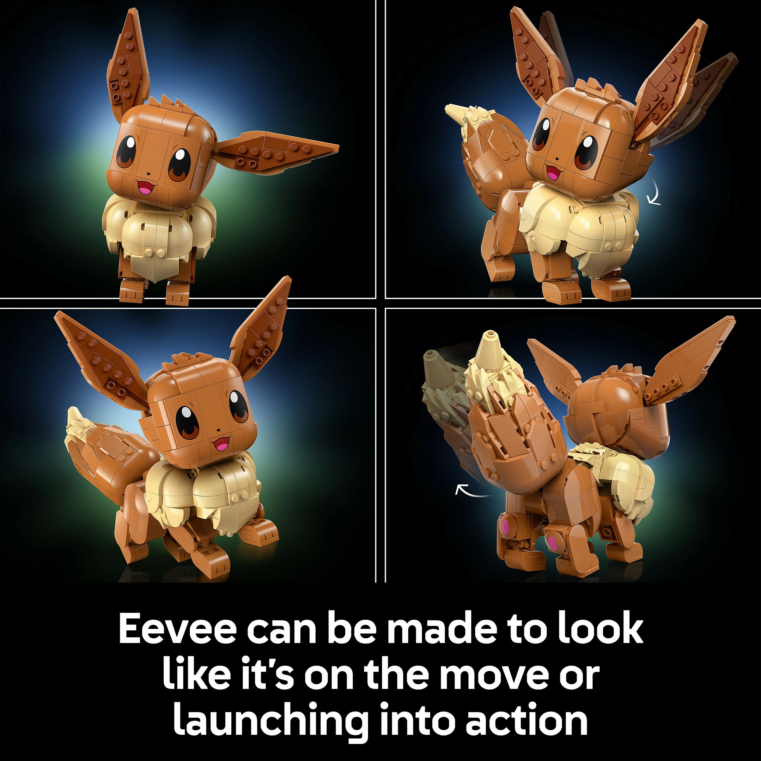 Set ndërtimi LEGO Pokémon Eevee (Evoli) 72151, 587 copë, 18+, Multicolor