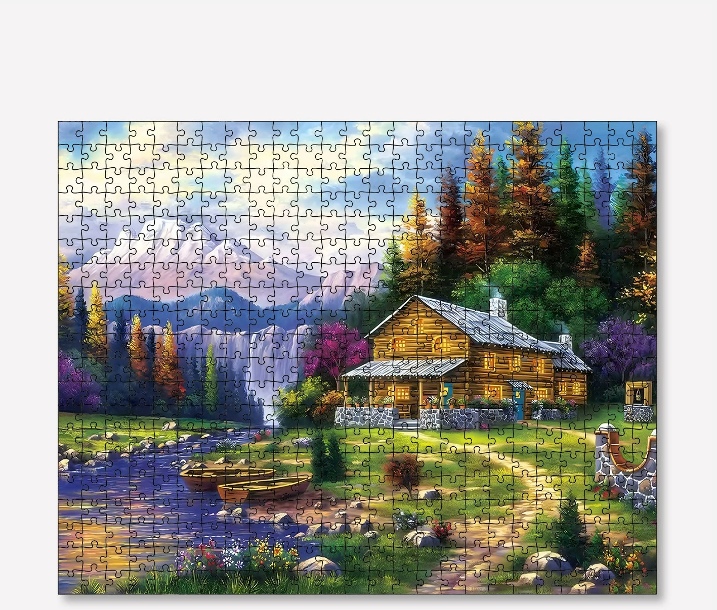 Puzzle 1000 copë, Evila Originals, shumëngjyrësh, PZL_050_1000
