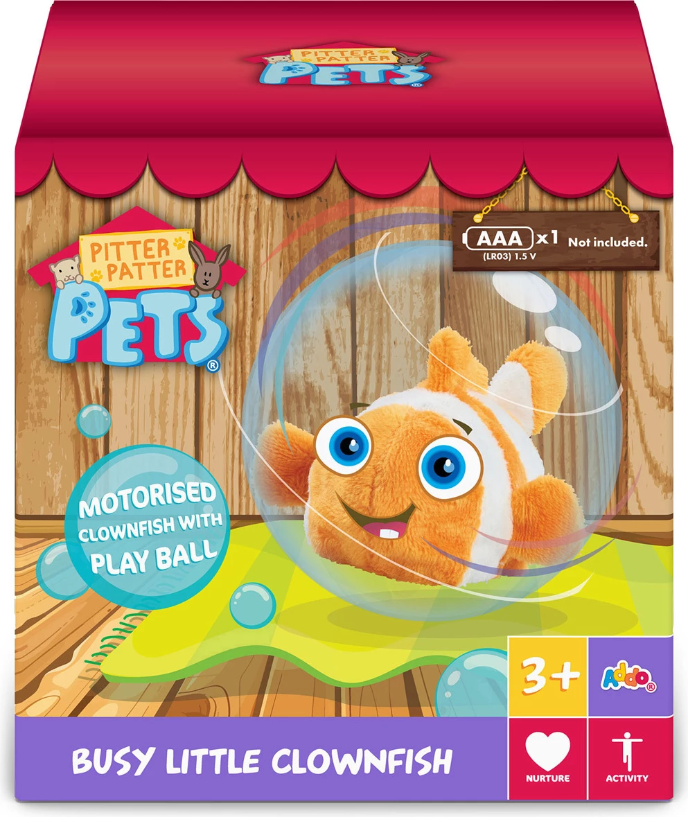 Pitter Patter Pets Busy Little Clownfish Electronic Pet