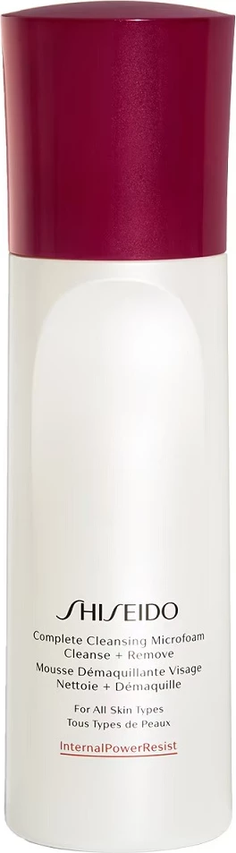 Shkumë pastruese për fytyrë Shiseido Complete Cleansing MicroFoam për femra 180ml
