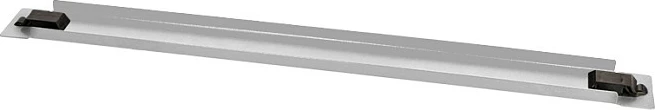 Panel verbër 19" LogiLink, 1U, metal, snap-in pa vegla, gri