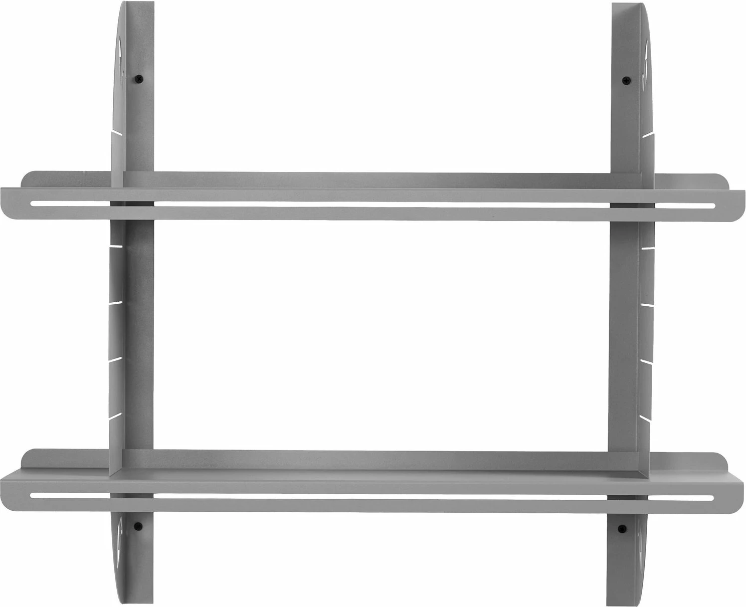 Raft dekorativ metalik për mur, ngjyrë gri, Skye Decor, Vlnt126Gr, 70x60cm