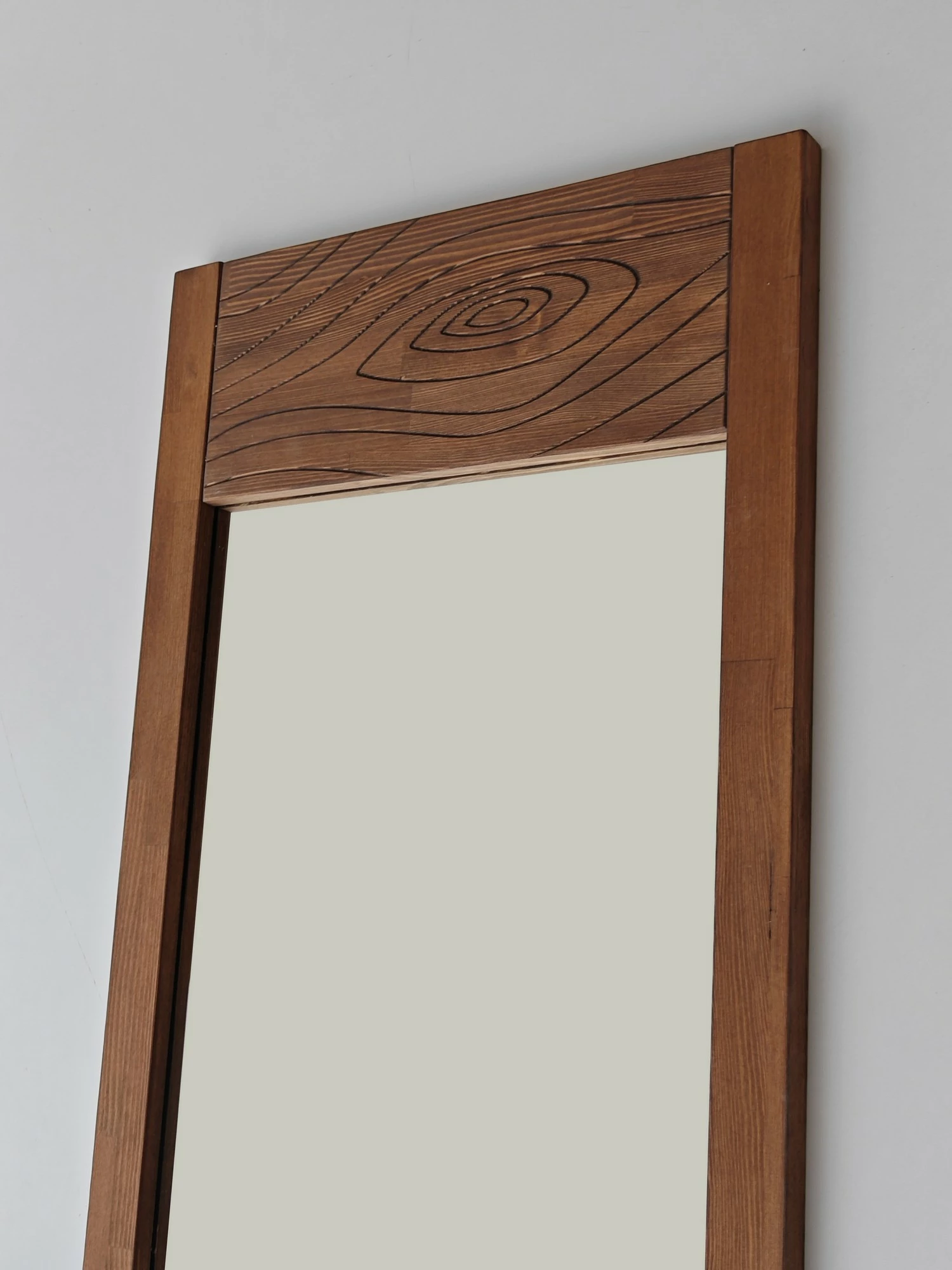 Pasqyrë Cheval, Skye Decor, ngjyrë geshtenjtë, 55x155x2cm