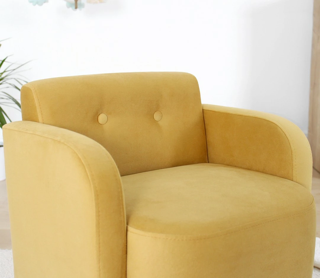 Karrige për fëmijë, model Wing, Atelier del Sofa, Volie, e verdhë