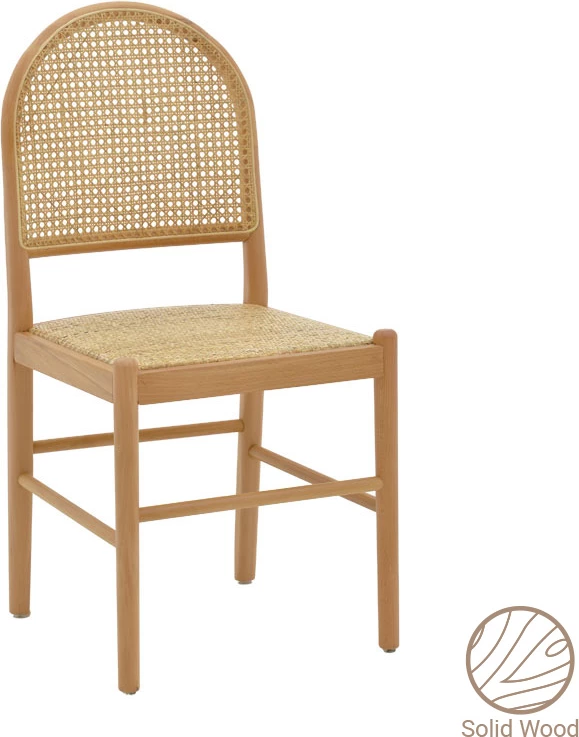 Karrige Alessia dru ahu natyral-ratan natyral 43x40x89cm