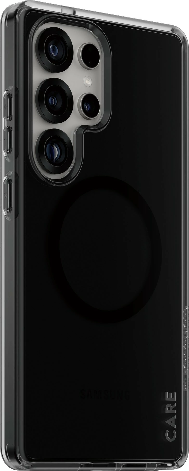 Mbështjellës PanzerGlass CARE Flagship, Galaxy S25 Ultra, QI Compatible, smokey/black