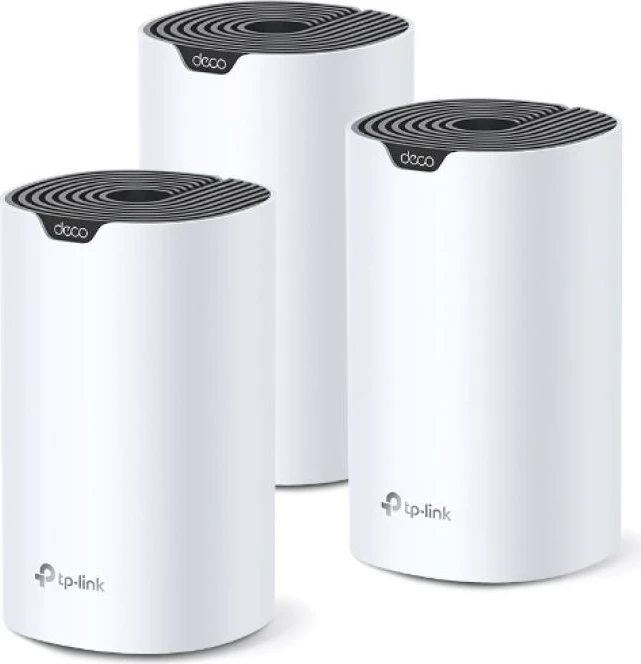 Sistem Mesh Wi‑Fi TP-Link Deco S7 AC1900 Dual-Band 3-Pack, i bardhë