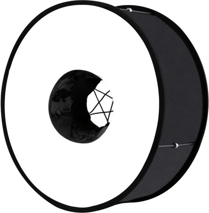 Difuzer softbox Puluz PU5145, rrumbullakët, 45cm, zi