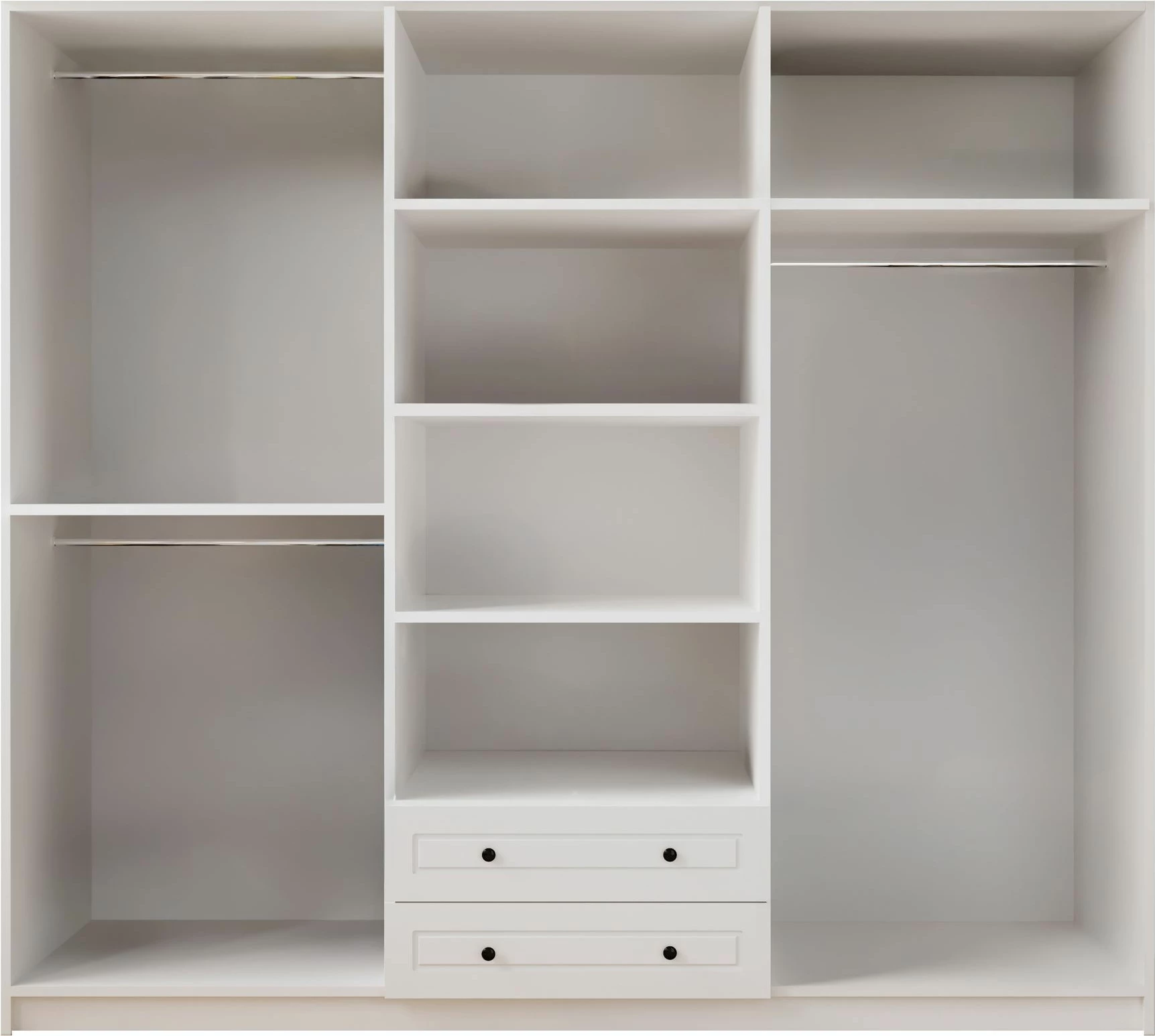 Dollap i madh, ngjyrë e bardhë mat, Skye Decor, RB-185-20